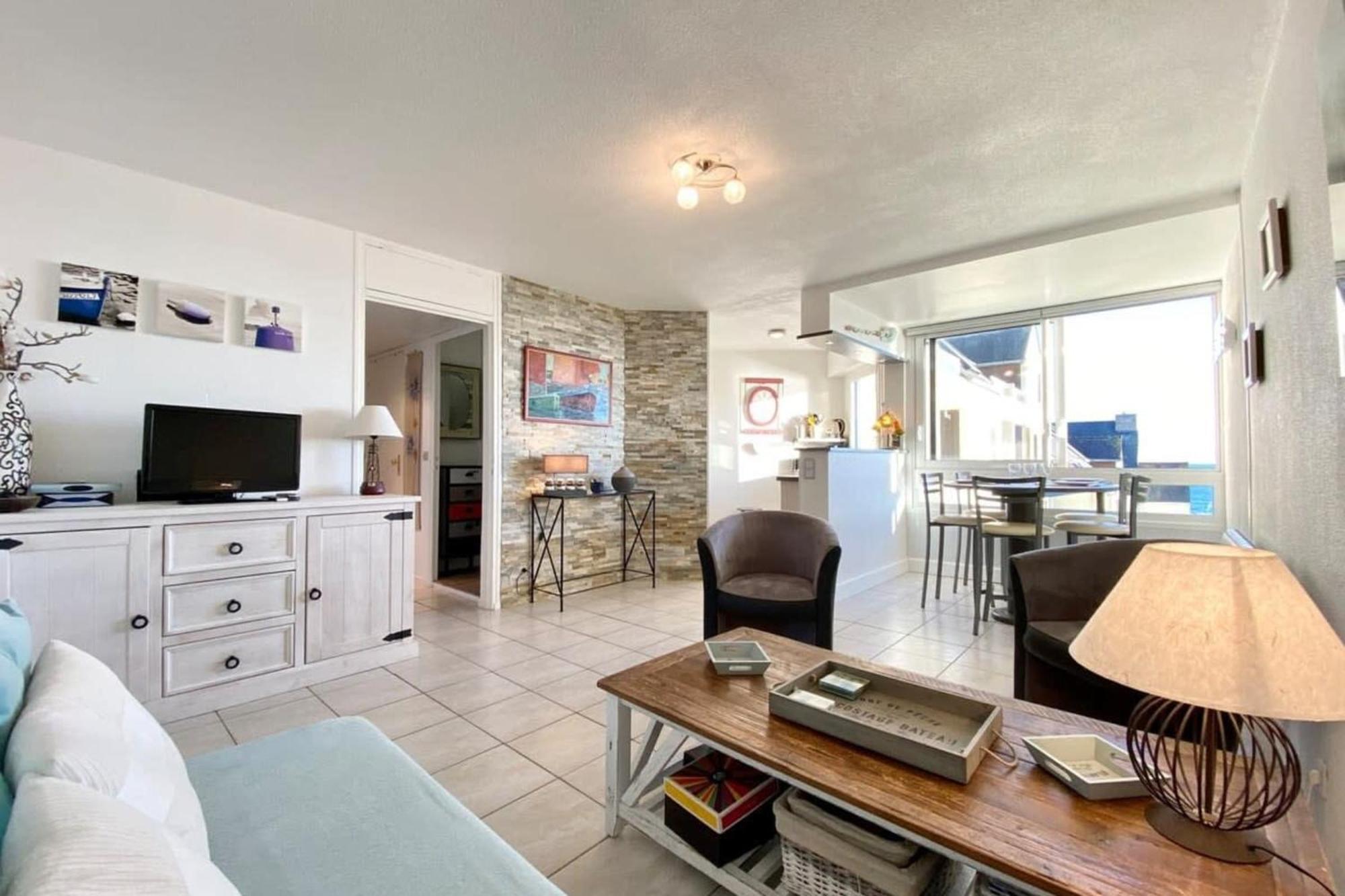 Superbe T3 Cosy Vue Mer 180 Ploemeur Eksteriør billede